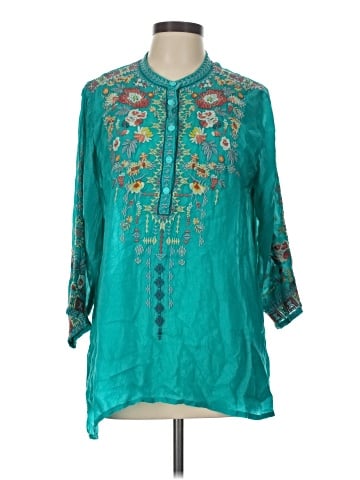 Johnny Was 3/4 Sleeve Blouse (view 1)