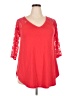 Zenana Red 3/4 Sleeve Top Size 2X - photo 1