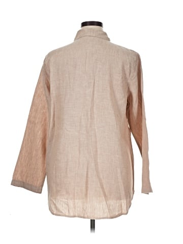 Soft Surroundings 3/4 Sleeve Button-Down Shirt (view 2)