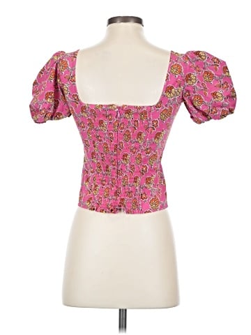 J.Crew Collection Short Sleeve Blouse (view 2)