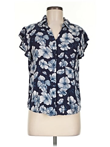 Bobeau Short Sleeve Blouse (view 1)