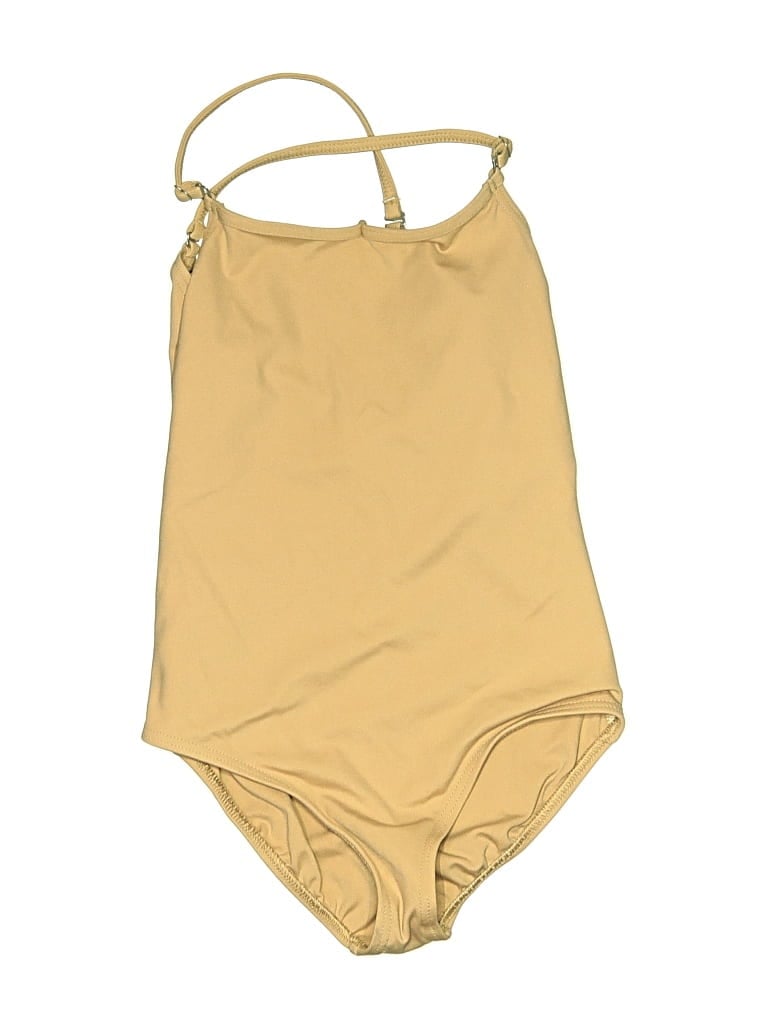 Pre-owned Capezio Kids' Leotard In Gold