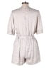 Naked Zebra 100% Polyester Polka Dots Gray Romper Size L - photo 2