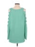 Love Culture Green Pullover Sweater Size S - photo 2