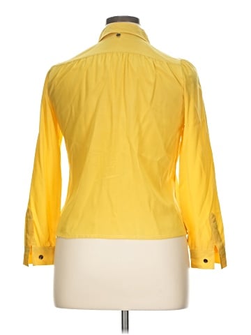 Jack Mulqueen Long Sleeve Silk Top (view 2)