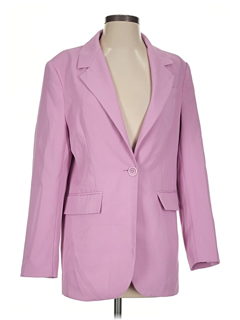 Pre-owned Astr Blazer Jacket In Purple