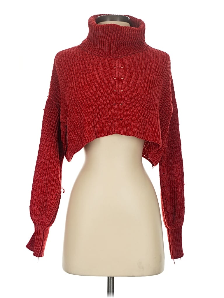 Pre-owned Emory Park Turtleneck Sweater In Red