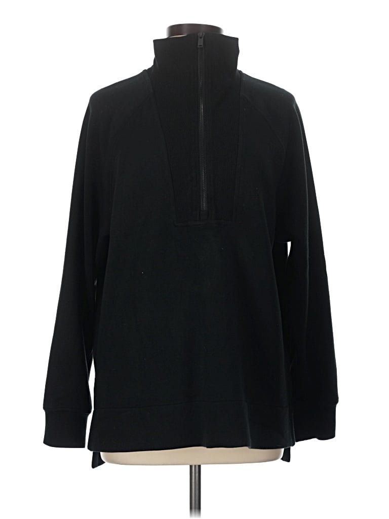 Pre-owned Spanx Turtleneck Sweater In Black