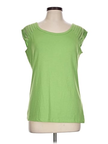 August Silk Sleeveless T-Shirt (view 1)