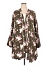 rue21 100% Rayon Brown Cardigan Size 2X - photo 1