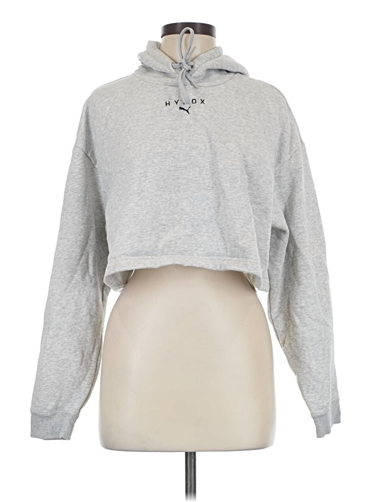 Pre-owned Puma Sweatshirt In Silver