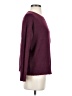 dip Solid Burgundy Pullover Sweater Size XS - photo 4