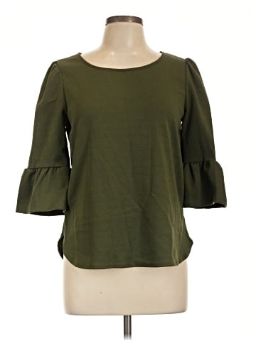 Green Envelope 3/4 Sleeve T-Shirt (view 1)
