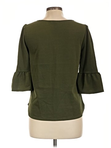 Green Envelope 3/4 Sleeve T-Shirt (view 2)