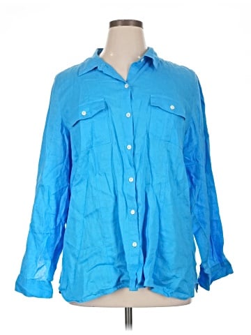 J.Jill 3/4 Sleeve Button-Down Shirt (view 1)