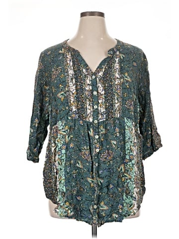 Avenue 3/4 Sleeve Blouse (view 1)