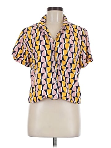Banana Republic Factory Store Short Sleeve Blouse (view 1)