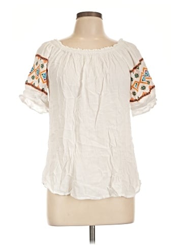 Studio West Short Sleeve Blouse (view 1)