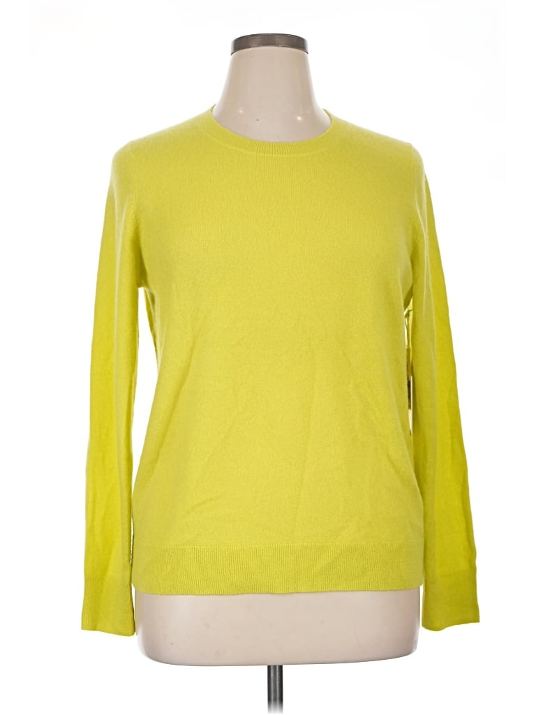 Nordstrom Cashmere Pullover Sweater In Yellow