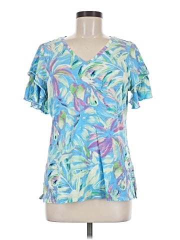 Belle By Kim Gravel Short Sleeve Blouse (view 1)