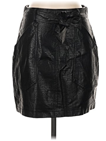 Shinestar Faux Leather Skirt (view 1)