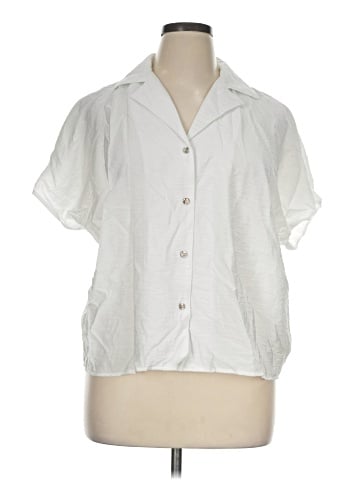Saks Fifth Avenue Short Sleeve Blouse (view 1)