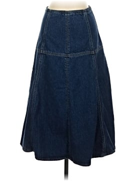 Madewell Denim Drop-Waist Midi Skirt in McKinney Wash (view 1)