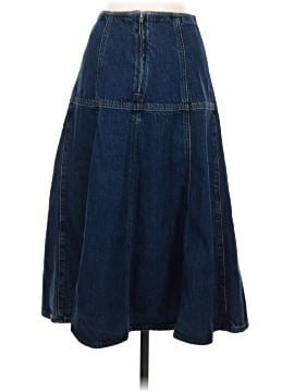 Madewell Denim Drop-Waist Midi Skirt in McKinney Wash (view 2)