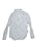 Crewcuts Outlet Checkered-gingham Blue Long Sleeve Button-Down Shirt Size 10 - photo 2