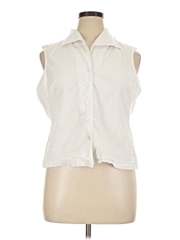 Coldwater Creek Sleeveless Button-Down Shirt (view 1)