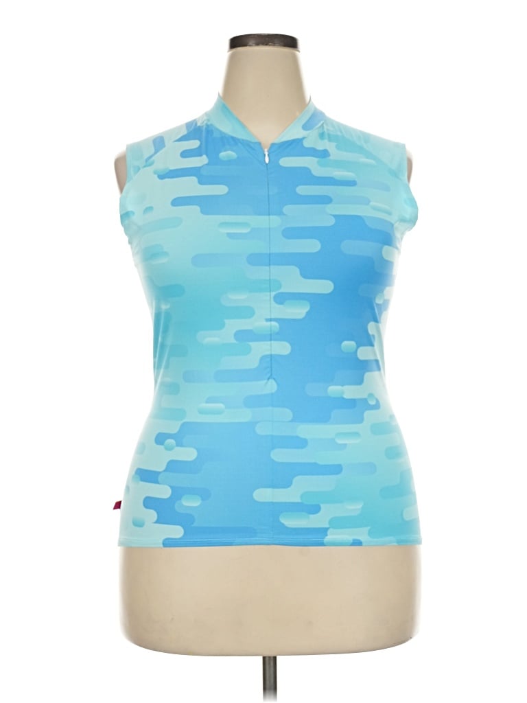 Pre-owned Terry Active Tank Top In Blue