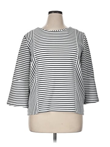 Karl Lagerfeld Paris 3/4 Sleeve Top (view 1)