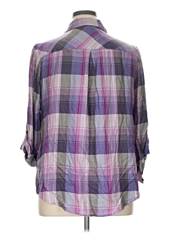 Style&Co 3/4 Sleeve Button-Down Shirt (view 2)