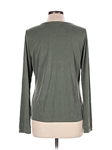 Green Envelope Long Sleeve Top (view 2)