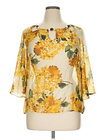 AUW 3/4 Sleeve Blouse (view 1)
