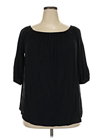 Lane Bryant Outlet 3/4 Sleeve Blouse (view 1)