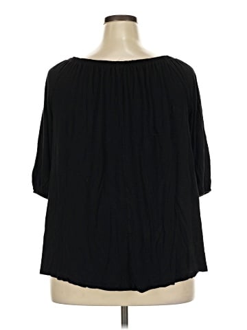 Lane Bryant Outlet 3/4 Sleeve Blouse (view 2)