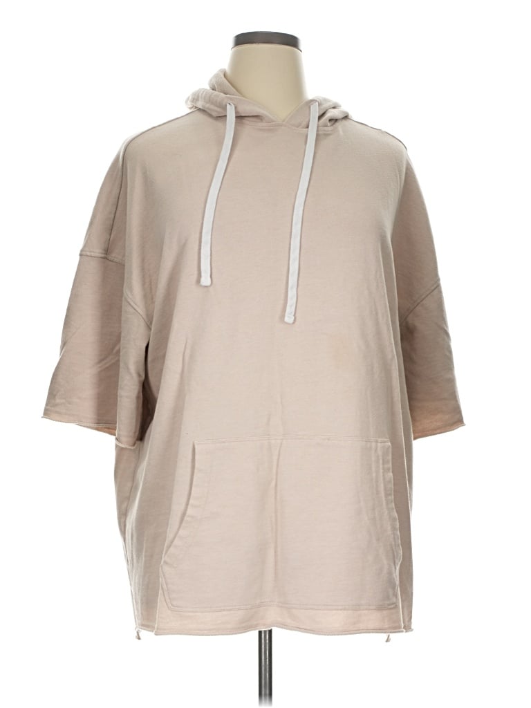 Pre-owned No Boundaries Poncho In Tan