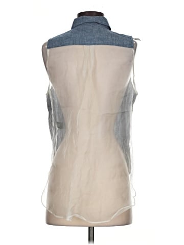 Elizabeth and James Sleeveless Button-Down Shirt (view 2)