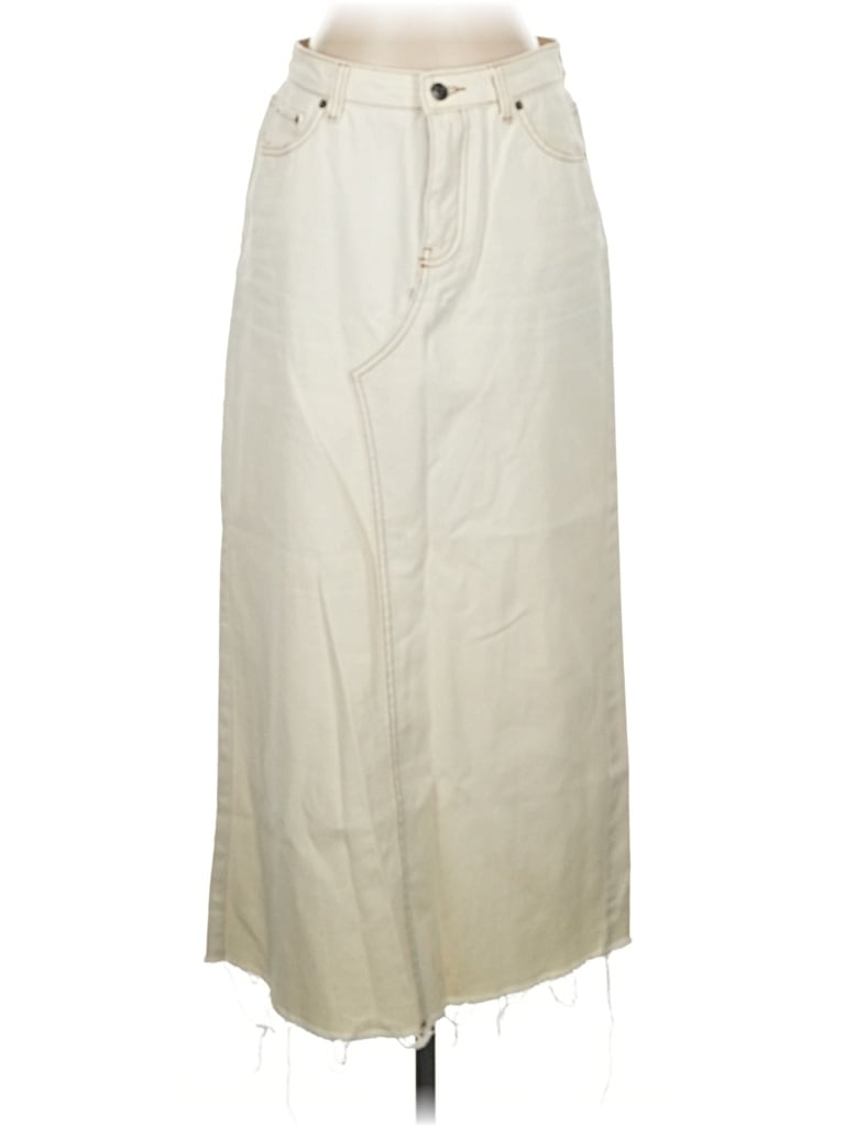 Pre-owned Future Collective Casual Skirt In Ivory