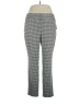 Kasper Houndstooth White Gray Casual Pants Size 14 - photo 1