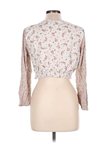 American Eagle Outfitters 3/4 Sleeve Blouse (view 2)