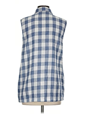 Shana Sleeveless Button-Down Shirt (view 2)