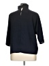 Uniqlo 100% Polyester Black 3/4 Sleeve Top Size XL - photo 2
