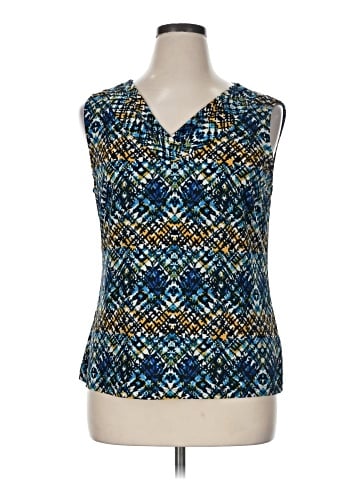 Tahari by ASL Sleeveless Blouse (view 1)