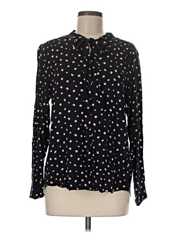 Ines de la Fressange for Uniqlo Long Sleeve Blouse (view 1)