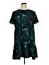Halogen 100% Polyester Print Teal Casual Dress Size XL Petite - photo 1