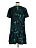 Halogen 100% Polyester Print Teal Casual Dress Size XL Petite - photo 2