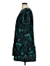 Halogen 100% Polyester Print Teal Casual Dress Size XL Petite - photo 5