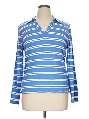 Charter Club Long Sleeve Blouse (view 1)